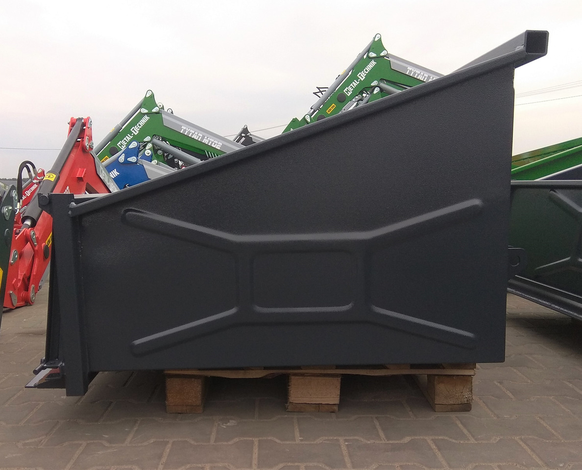 Metal-Technik Heckschaufel / Transport box / Caisse de transport / Skrzynia 2 m - Attachment for Agricultural machinery: picture 3 Metal-Technik Heckschaufel / Transport box / Caisse de transport / Skrzynia 2 m - Attachment for Agricultural machinery: picture 3