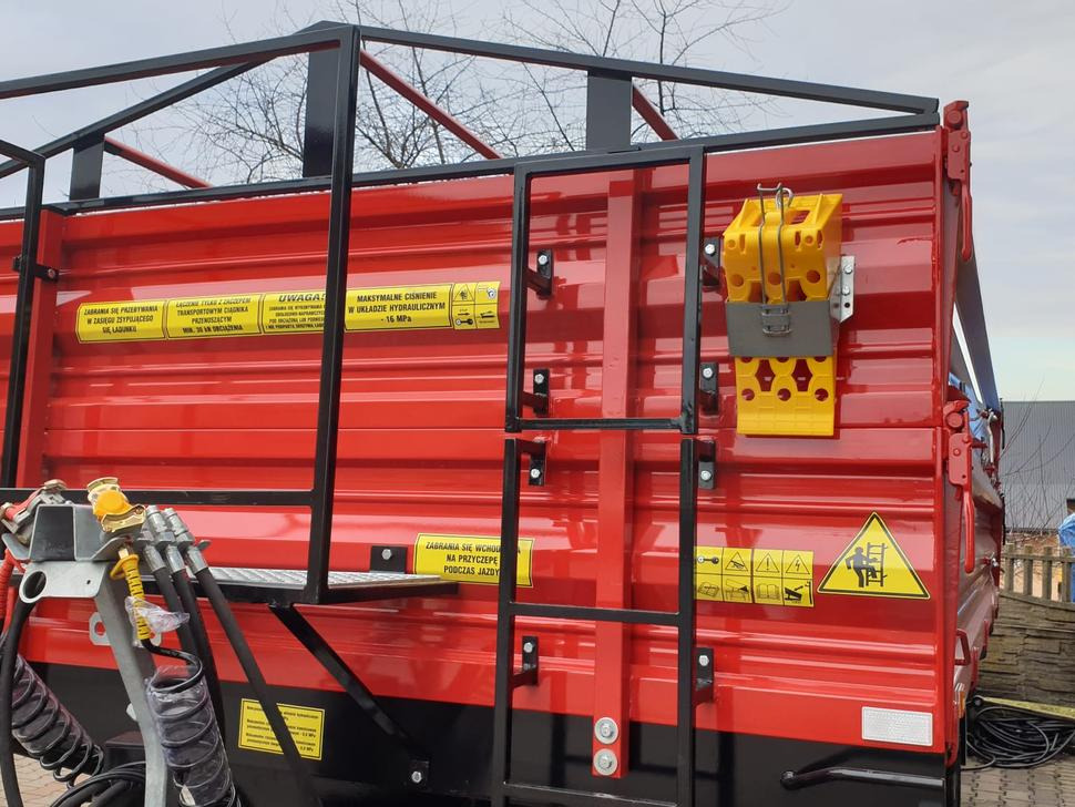 New Farm tipping trailer/ Dumper Techmont Anhänger / Trailer / Remorque / Rimorchio / Прицеп двухосный тандем / Przyczepa tandem PTTCW 310 10 t: picture 23