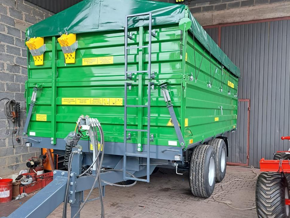 New Farm tipping trailer/ Dumper Techmont Anhänger / Trailer / Remorque / Rimorchio / Прицеп двухосный тандем / Przyczepa tandem PTTCW 310 10 t: picture 29