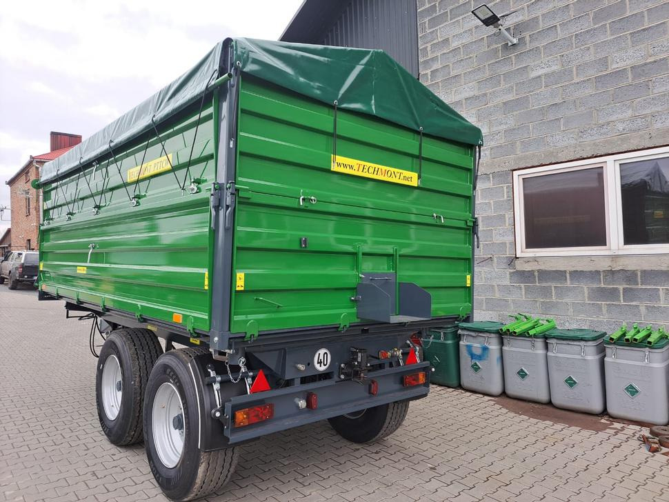 New Farm tipping trailer/ Dumper Techmont Anhänger / Trailer / Remorque / Rimorchio / Прицеп двухосный тандем / Przyczepa tandem PTTCW 310 10 t: picture 28