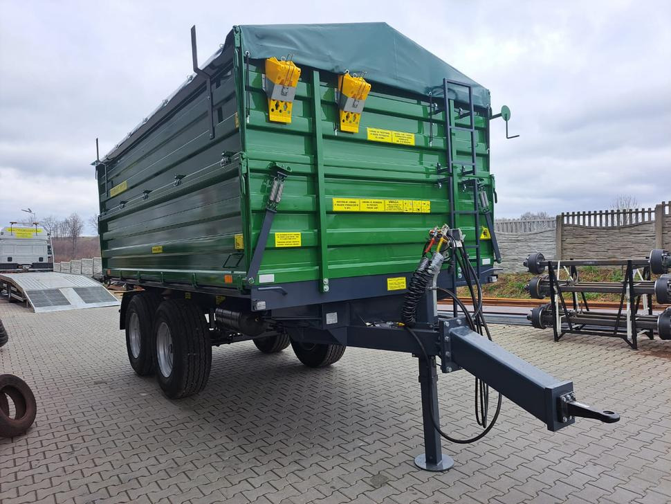 New Farm tipping trailer/ Dumper Techmont Anhänger / Trailer / Remorque / Rimorchio / Прицеп двухосный тандем / Przyczepa tandem PTTCW 310 10 t: picture 27