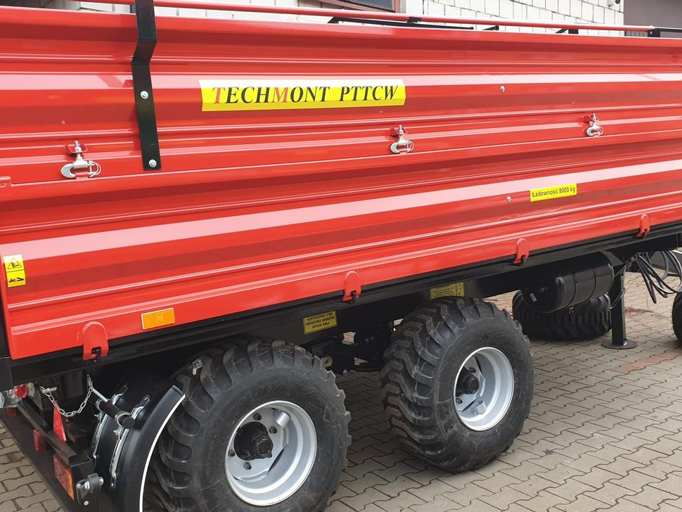 New Farm tipping trailer/ Dumper Techmont Anhänger / Trailer / Remorque / Rimorchio / Прицеп двухосный тандем / Przyczepa tandem PTTCW 310 10 t: picture 25