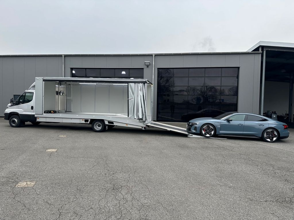 New Autotransporter truck, Van Algema IVECO FESTPLATEAU + Planenaufbau 3,6 to Nutzlast: picture 13