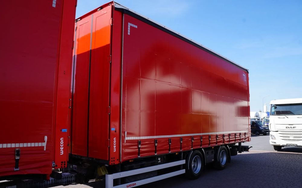 Curtainsider truck DAF XF 480 EURO 6 ZESTAW TANDEM PRZEJAZDOWY 120 M3  7,8 M + 7,8 M WECON: picture 7