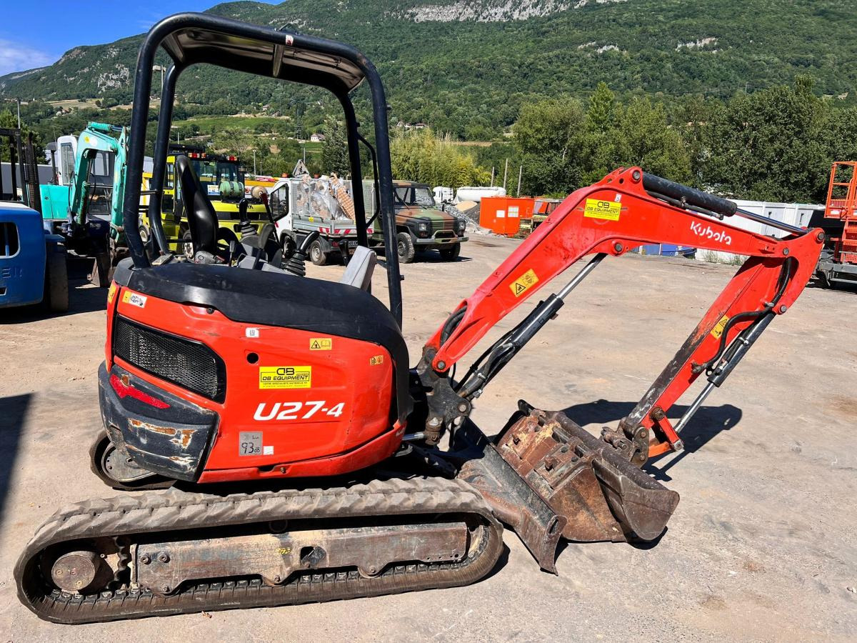 Mini excavator Kubota Series U U27-4 MINIPELLE 2,7T CANOPY: picture 6