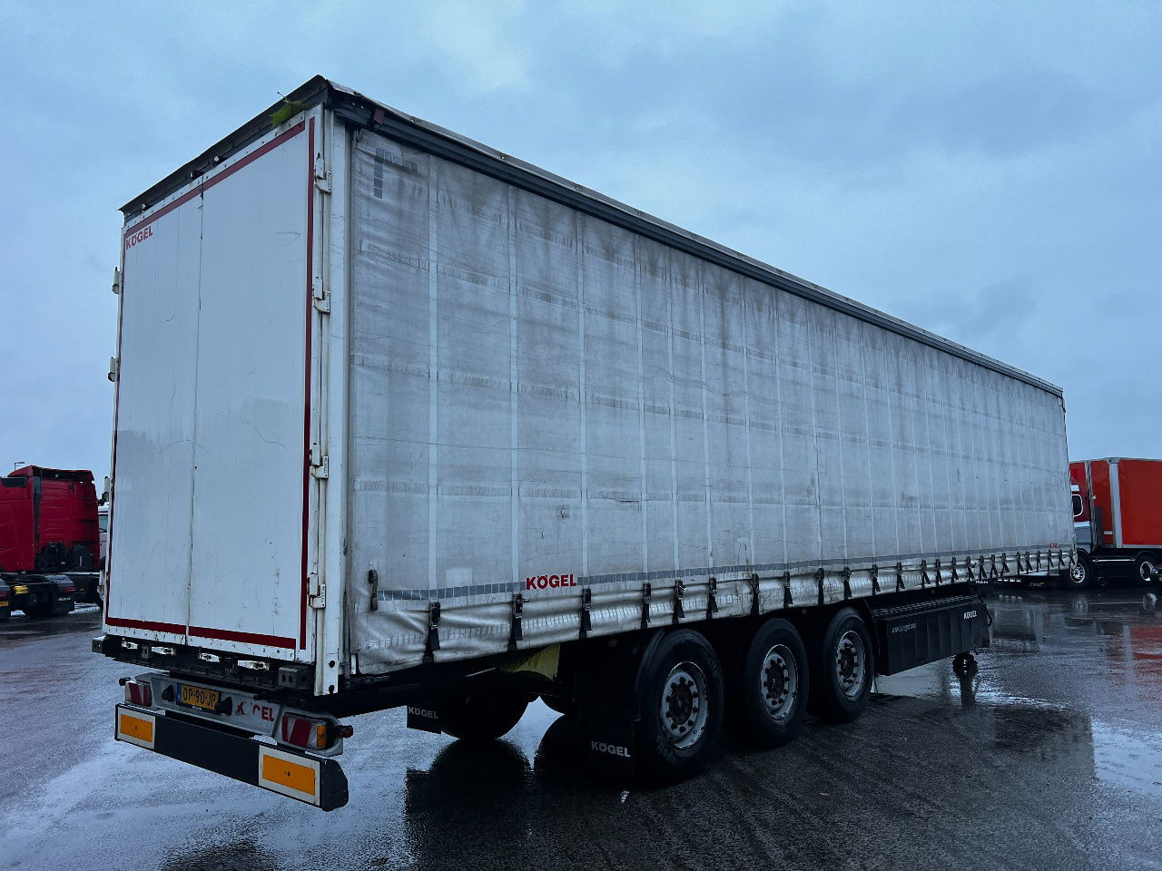 Kögel SN24 met liftas en SAF assen - Curtainsider semi-trailer: picture 3 Kögel SN24 met liftas en SAF assen - Curtainsider semi-trailer: picture 3