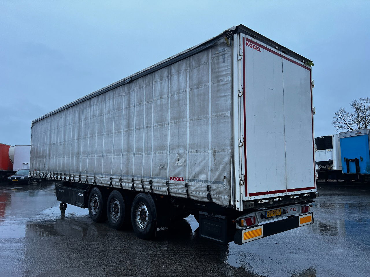 Kögel SN24 met liftas en SAF assen - Curtainsider semi-trailer: picture 4 Kögel SN24 met liftas en SAF assen - Curtainsider semi-trailer: picture 4