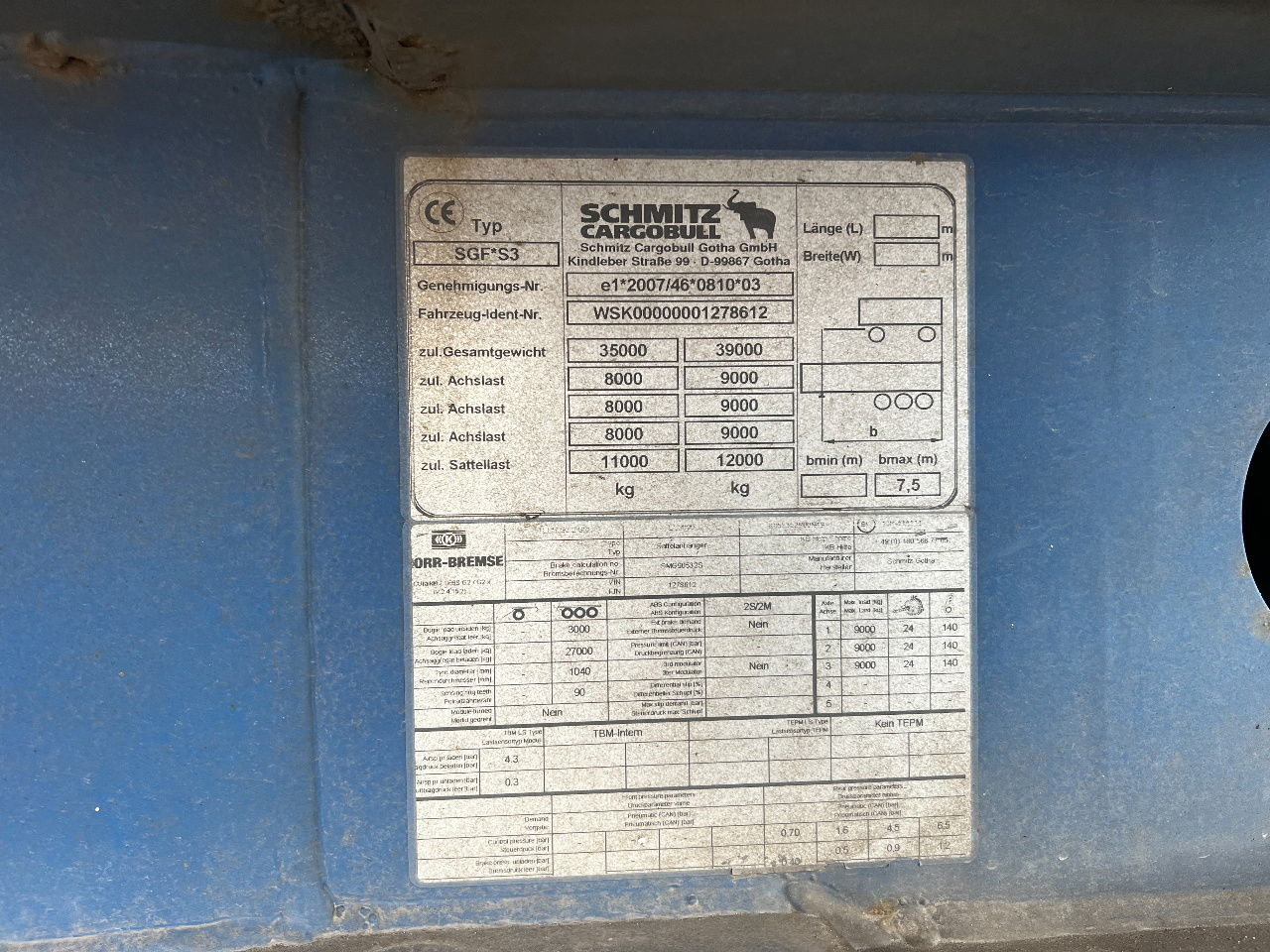 Tipper semi-trailer Schmitz Cargobull Gotha 27m3, SAF, ALU: picture 13 Tipper semi-trailer Schmitz Cargobull Gotha 27m3, SAF, ALU: picture 13