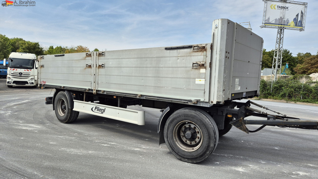 Dropside/ Flatbed trailer Fliegl Baustoffpritsche: picture 9