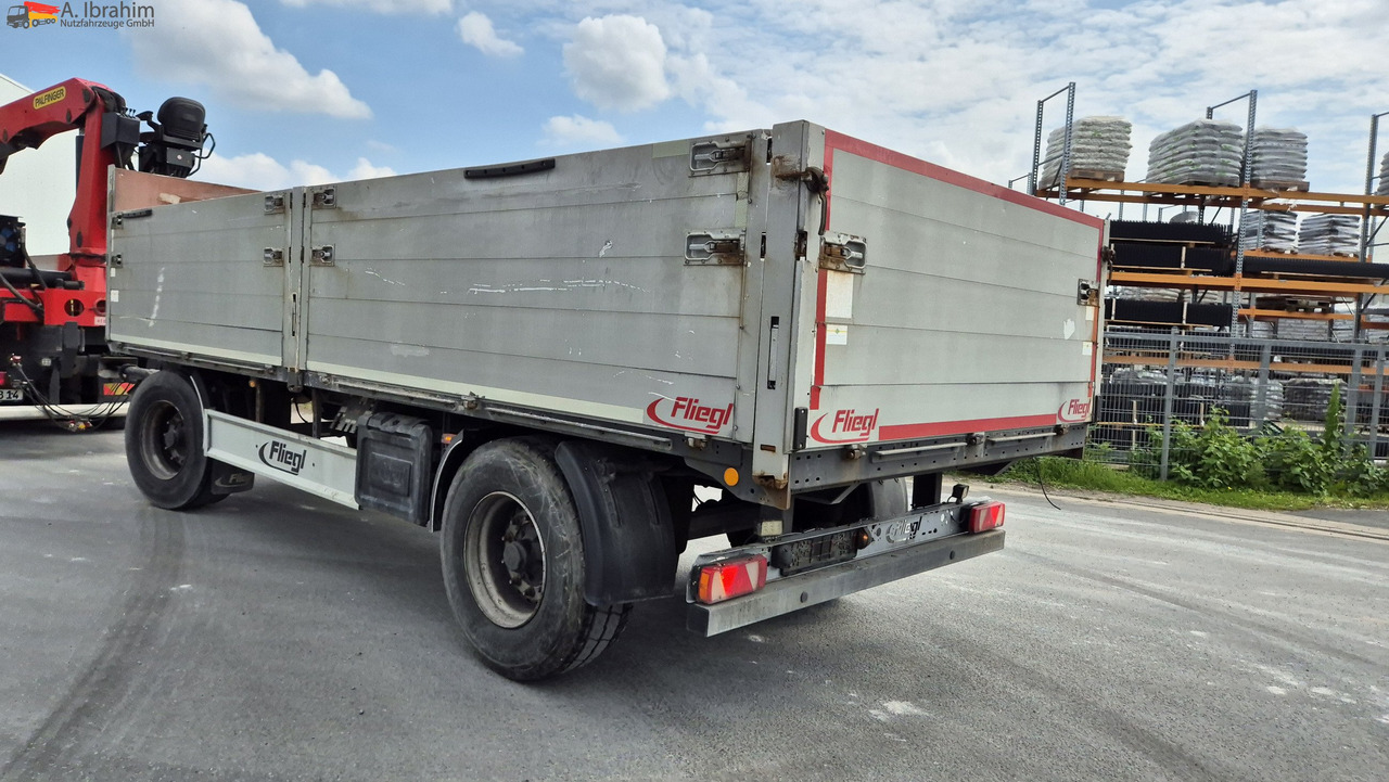 Dropside/ Flatbed trailer Fliegl Baustoffpritsche: picture 10