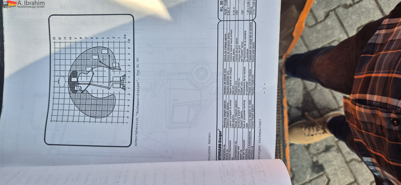 Mercedes-Benz 410D Ruthmann KL 90 Topzustand UVV gültig - Truck mounted aerial platform: picture 4 Mercedes-Benz 410D Ruthmann KL 90 Topzustand UVV gültig - Truck mounted aerial platform: picture 4