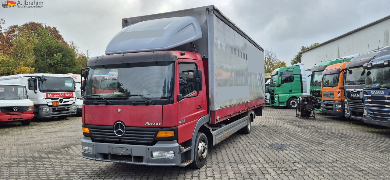 Mercedes-Benz Atego 823 LBW | Radstand 4900 mm | 7.2 m Pritsche Klima | 3 Pedals - Curtain side van: picture 1 Mercedes-Benz Atego 823 LBW | Radstand 4900 mm | 7.2 m Pritsche Klima | 3 Pedals - Curtain side van: picture 1
