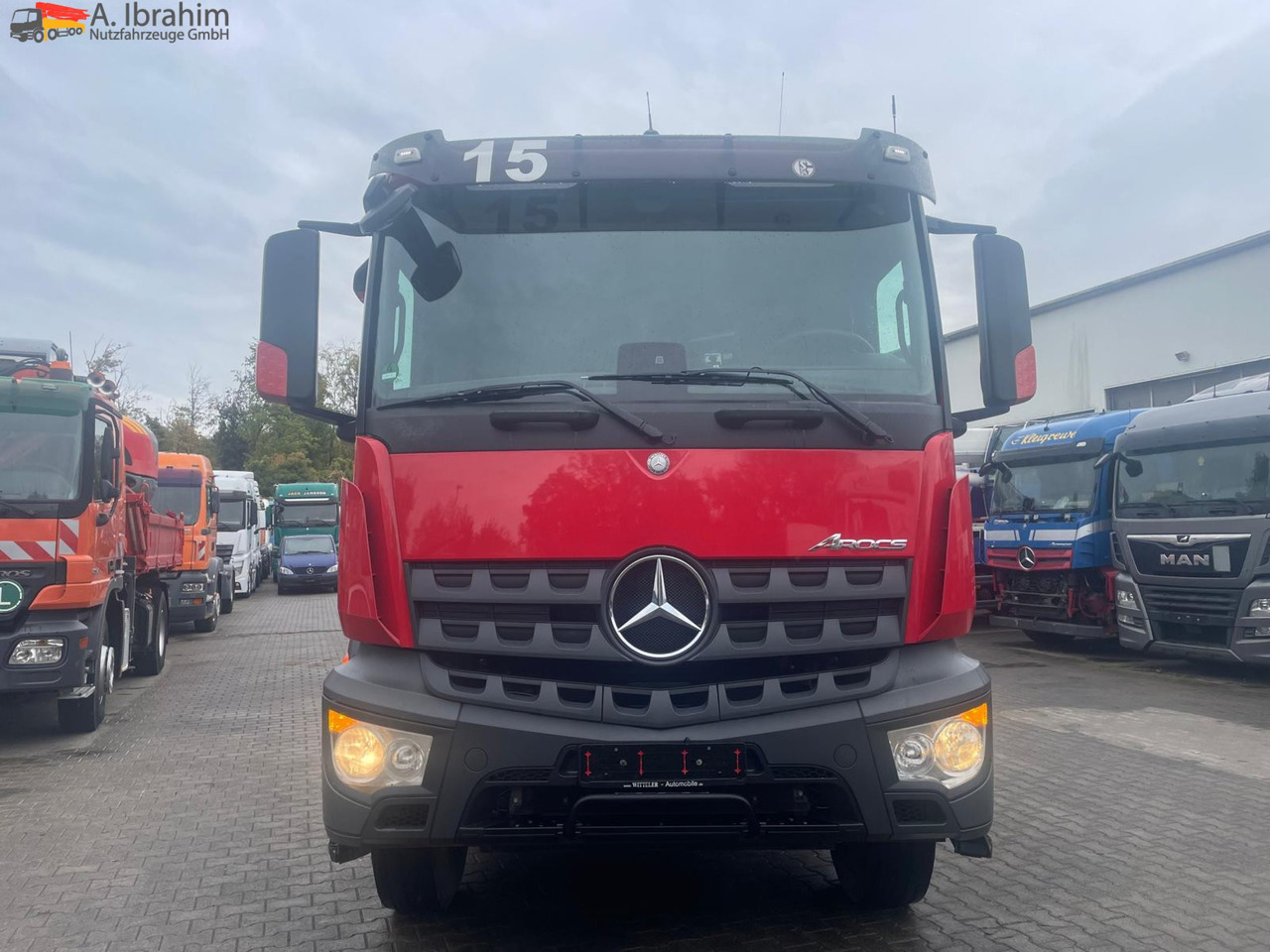 Truck Mercedes-Benz Arocs 3236 Stetter 9 cbm 8x4 | Blatt | Hardox: picture 8