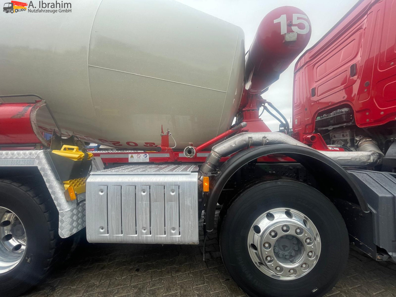 Truck Mercedes-Benz Arocs 3236 Stetter 9 cbm 8x4 | Blatt | Hardox: picture 6