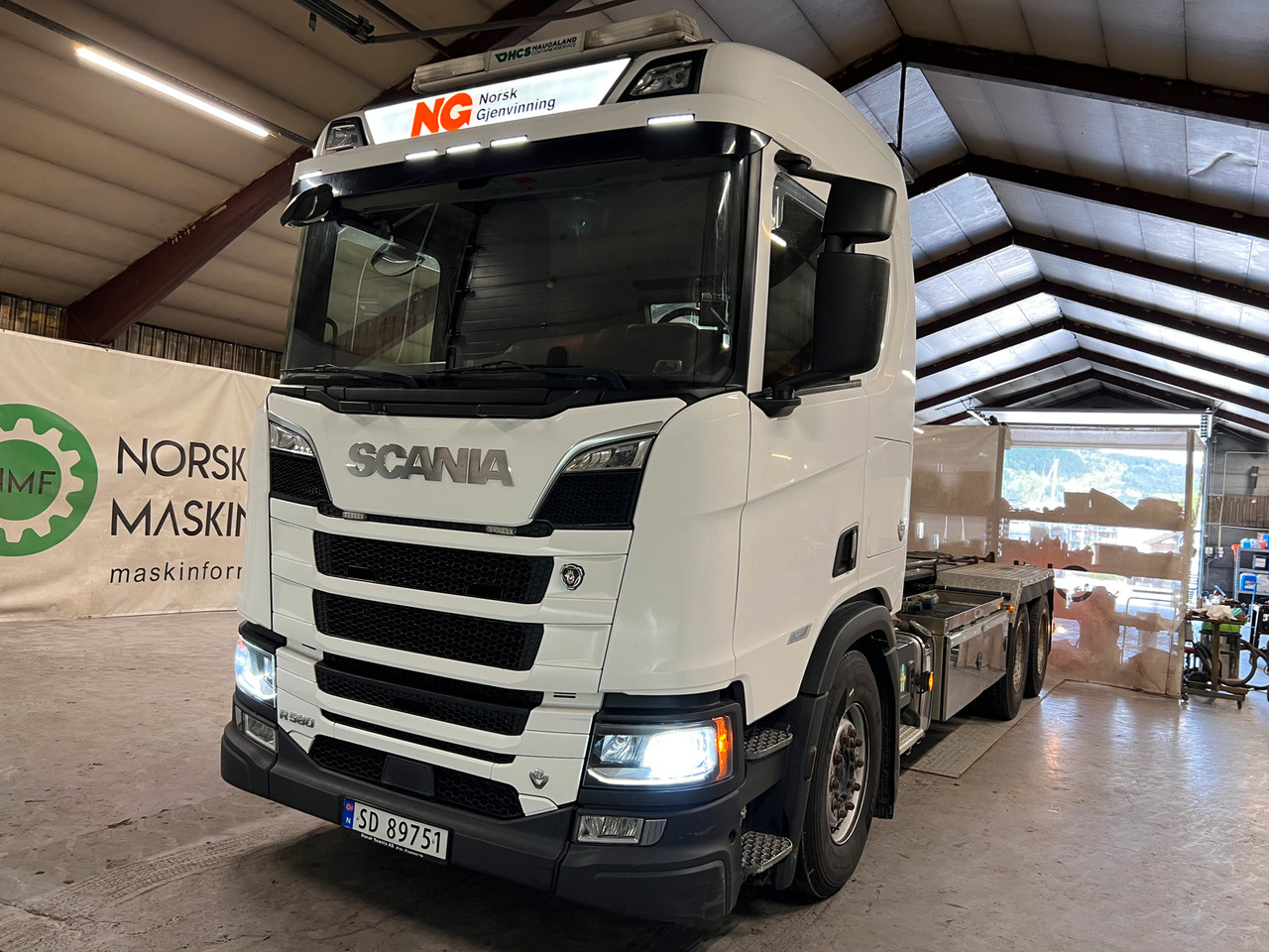Scania R 580 med Joab krok - Hook lift truck: picture 2 Scania R 580 med Joab krok - Hook lift truck: picture 2