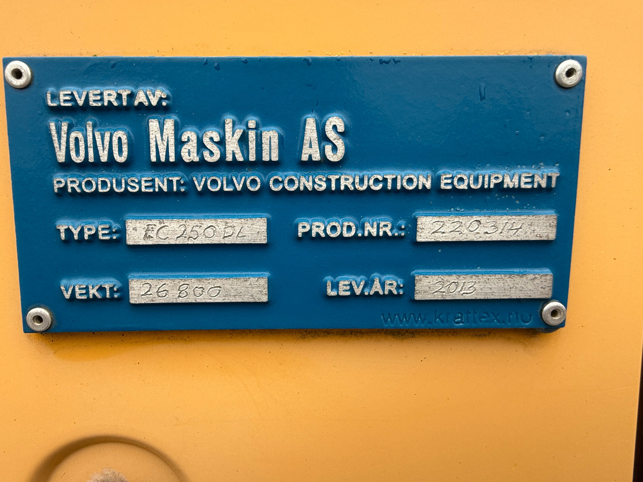 Crawler excavator Volvo EC250DL med Montabert tårn: picture 17