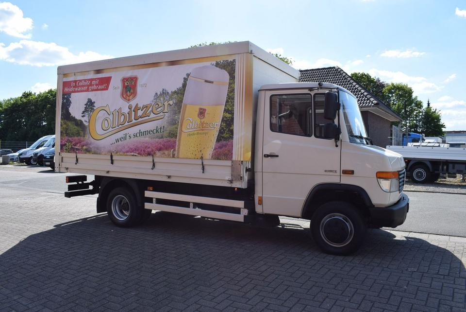 Curtainsider truck Mercedes-Benz Vario Vario 616 D GetränkeNutzlast 2450KG: picture 11