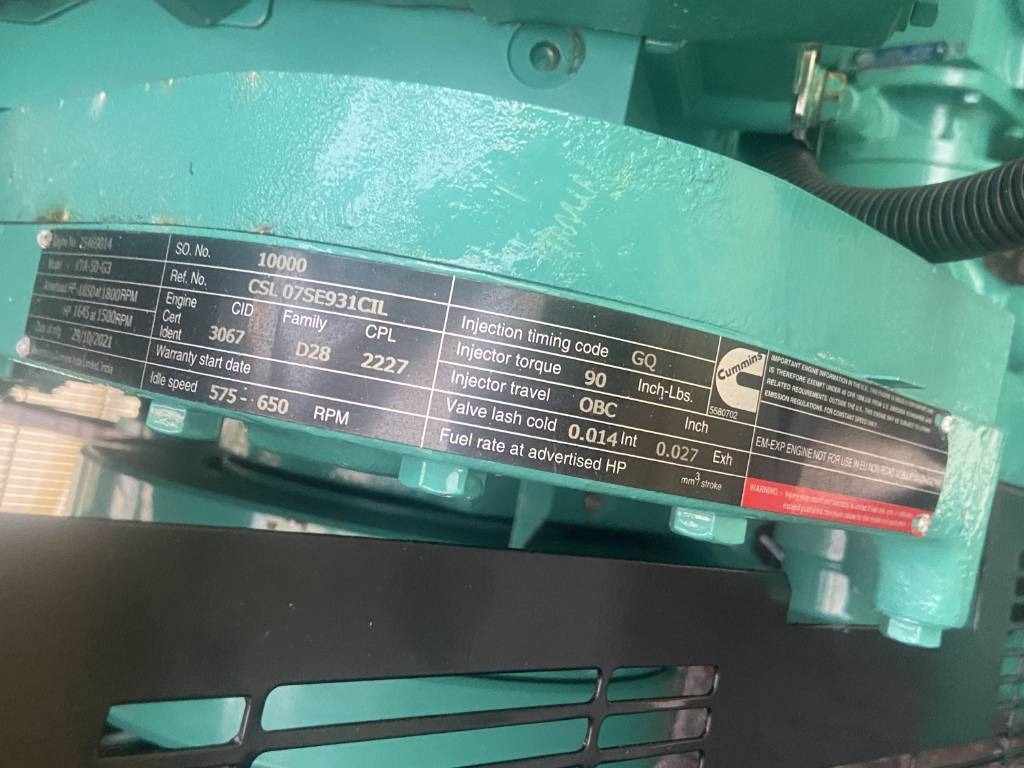 New Generator set Cummins C1400D5 - 1.400 kVA Generator - DPX-18532-O: picture 6