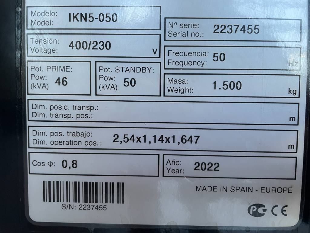 New Generator set Kohler KDI2504T - 50 kVA Stage V Generator - DPX-19005: picture 6