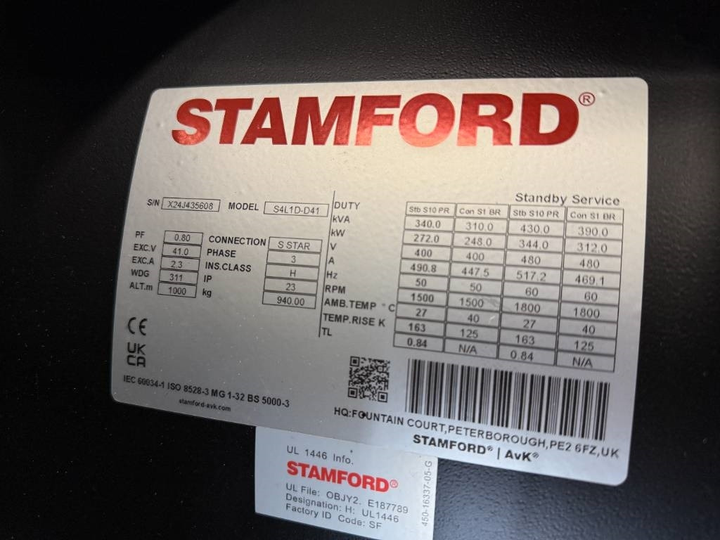 New Generator set Volvo TAD1341GE - 330 kVA Generator - DPX-18877-O: picture 17