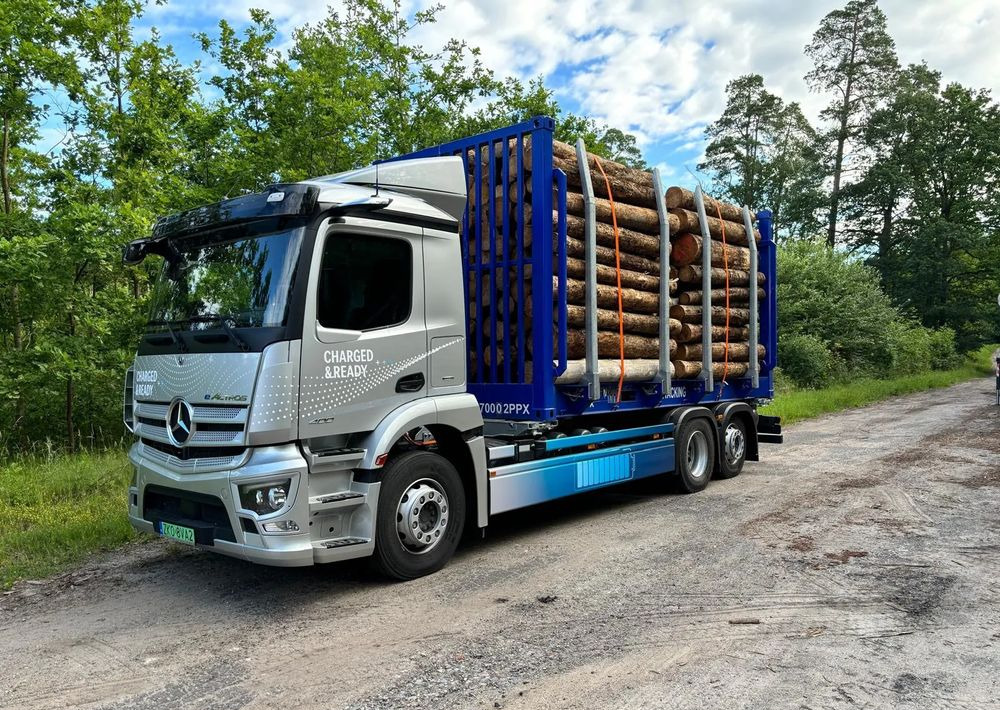 Mercedes-Benz eActros 400 6x2 BDF Elektryczny - Timber truck, Electric truck: picture 1 Mercedes-Benz eActros 400 6x2 BDF Elektryczny - Timber truck, Electric truck: picture 1