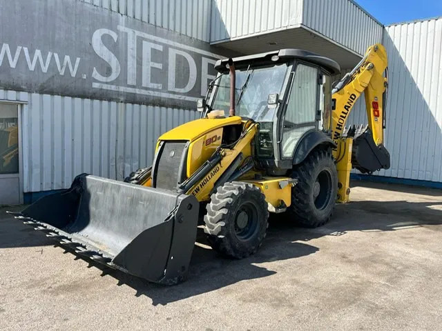 Backhoe loader New Holland B80B , 4x4 , Backhoe Loader , 4 in1 bucket: picture 1