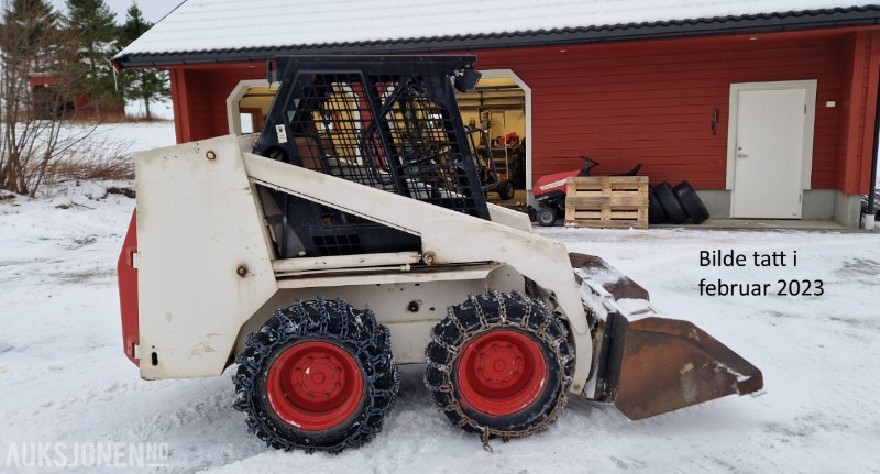 1986 Bobcat 743 kompaktlaster med mye utstyr - MVA-FRI - Skid steer loader: picture 3 1986 Bobcat 743 kompaktlaster med mye utstyr - MVA-FRI - Skid steer loader: picture 3