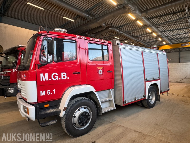 1997 Mercedes-Benz 1124 Af/36 4X4 brannbil registrert som motorredskap med kun 29540 km - Fire truck: picture 1 1997 Mercedes-Benz 1124 Af/36 4X4 brannbil registrert som motorredskap med kun 29540 km - Fire truck: picture 1