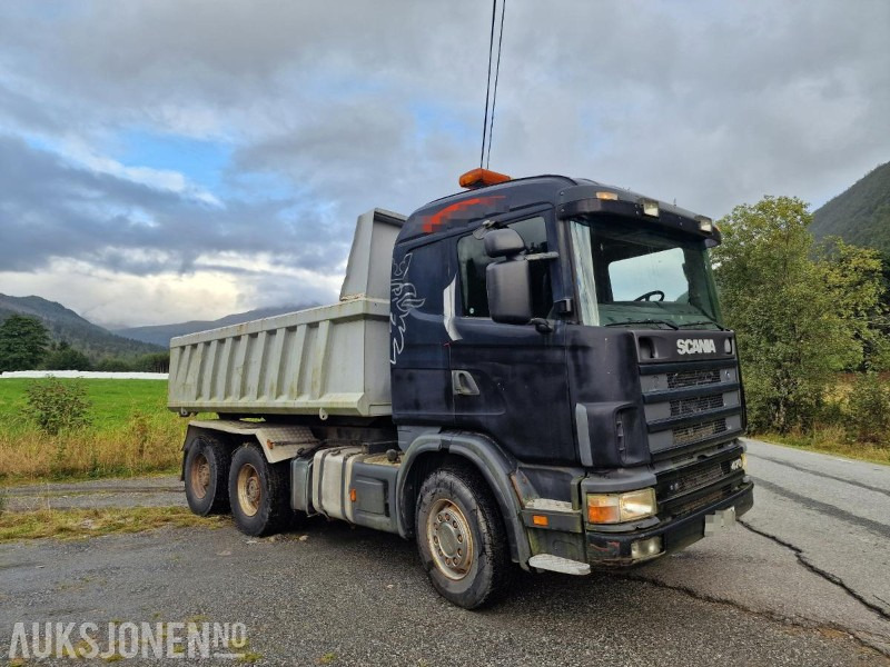 2002 Scania R124 kombibil tippkasse + svingskive - Tipper: picture 2 2002 Scania R124 kombibil tippkasse + svingskive - Tipper: picture 2