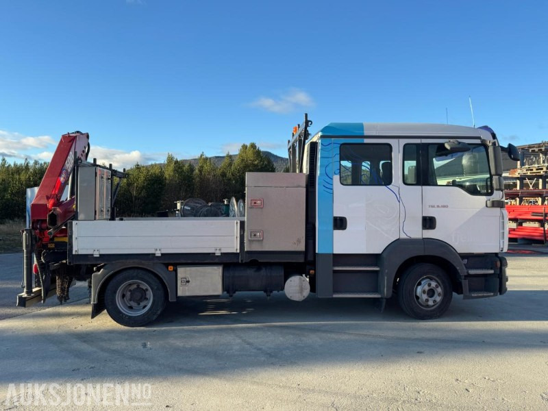 2007 MAN TGL 8.180 4X2 LINJEBIL MED KRAN OG MASSE UTSTYR - Dropside/ Flatbed truck: picture 4 2007 MAN TGL 8.180 4X2 LINJEBIL MED KRAN OG MASSE UTSTYR - Dropside/ Flatbed truck: picture 4
