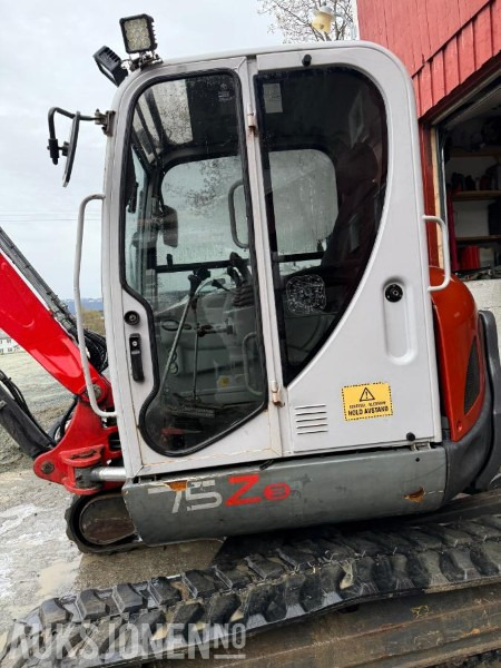 2007 Neuson 75Z3 gravemaskin med rotortilt PUSSESKUFFE - Excavator: picture 3 2007 Neuson 75Z3 gravemaskin med rotortilt PUSSESKUFFE - Excavator: picture 3