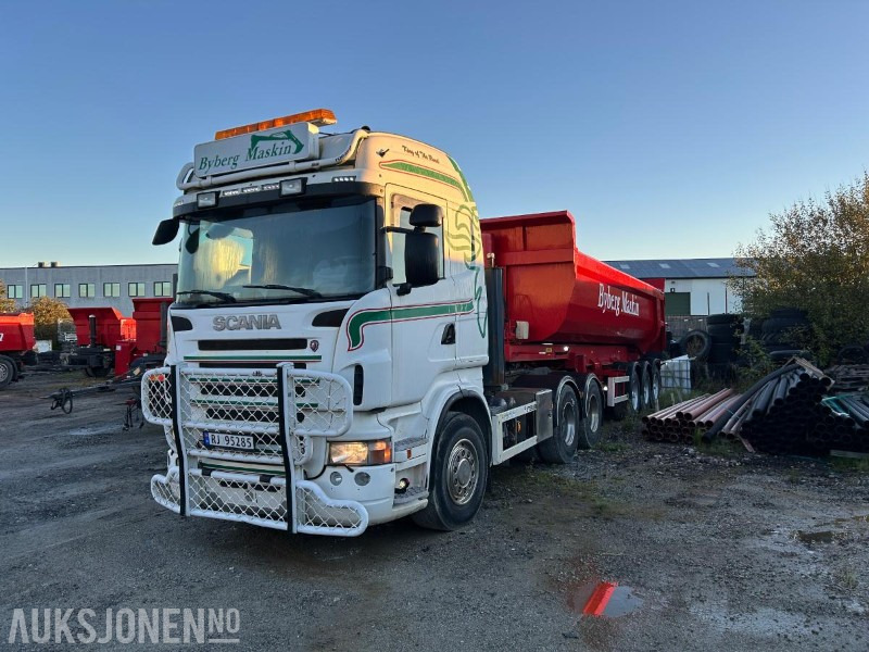 2009 Scania R560 Kombibil selges komplett Tippsemi og Maskinslep - Tipper: picture 1 2009 Scania R560 Kombibil selges komplett Tippsemi og Maskinslep - Tipper: picture 1