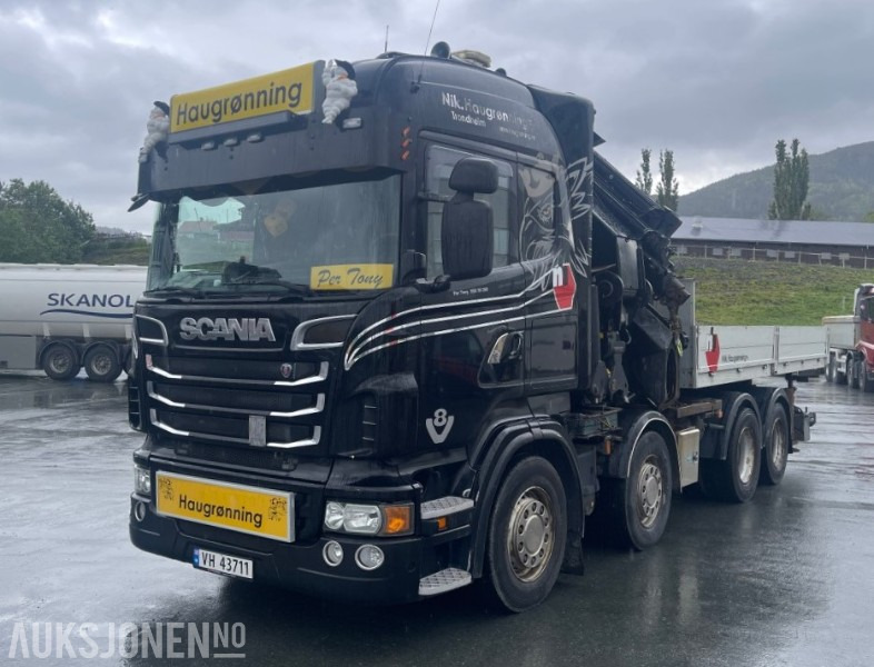 2012 Scania R560 8x2 Krantrekker m/ Palfinger 92tm kran, jibb og vinsj - Crane truck: picture 1 2012 Scania R560 8x2 Krantrekker m/ Palfinger 92tm kran, jibb og vinsj - Crane truck: picture 1