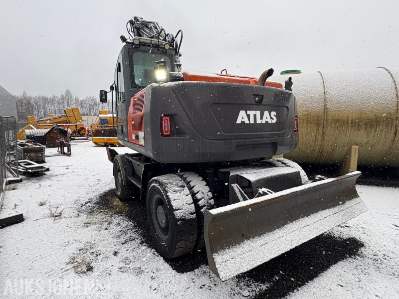 2013 Atlas 160 W - hjulgraver - VA-bom - 7 986 timer - tiltrotator og pusseskuffe - Excavator: picture 4 2013 Atlas 160 W - hjulgraver - VA-bom - 7 986 timer - tiltrotator og pusseskuffe - Excavator: picture 4