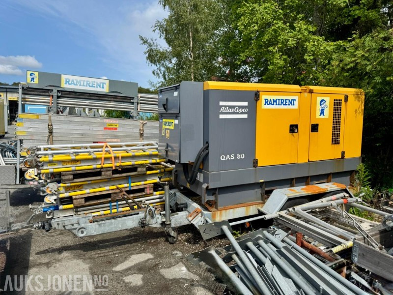 2013 Atlas Copco QAS 80 Aggregat - Timer: 10756 - Construction equipment: picture 5 2013 Atlas Copco QAS 80 Aggregat - Timer: 10756 - Construction equipment: picture 5
