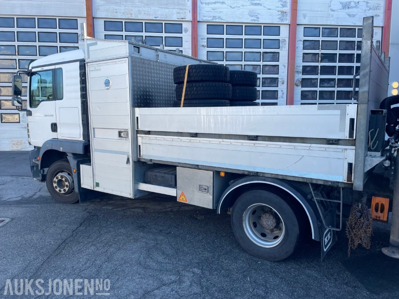 2013 MAN TGM 15.290 E- verkspåbygg med bakmontert kran og vinsj EU godkjent til 28.02.2026 110.980km - Dropside/ Flatbed truck, Crane truck: picture 4 2013 MAN TGM 15.290 E- verkspåbygg med bakmontert kran og vinsj EU godkjent til 28.02.2026 110.980km - Dropside/ Flatbed truck, Crane truck: picture 4