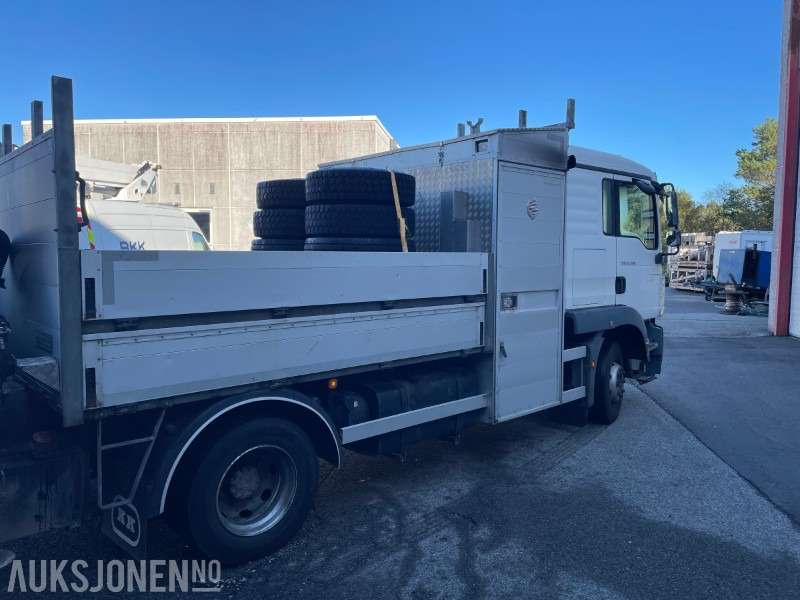 2013 MAN TGM 15.290 E- verkspåbygg med bakmontert kran og vinsj EU godkjent til 28.02.2026 110.980km - Dropside/ Flatbed truck, Crane truck: picture 5 2013 MAN TGM 15.290 E- verkspåbygg med bakmontert kran og vinsj EU godkjent til 28.02.2026 110.980km - Dropside/ Flatbed truck, Crane truck: picture 5