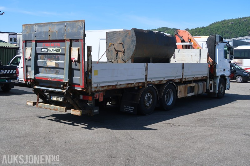 2013 Mercedes-Benz ACTROS 2536 med Palfinger PK165502 kran og baklift - Crane truck: picture 5 2013 Mercedes-Benz ACTROS 2536 med Palfinger PK165502 kran og baklift - Crane truck: picture 5