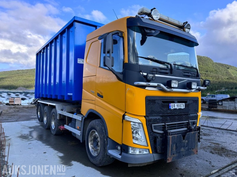 2013 Volvo FH540 Brøyterigget Krokbil - 8x4 Tandem - Palfinger 22 tonns hydraulisk krokløft - Hook lift truck: picture 3 2013 Volvo FH540 Brøyterigget Krokbil - 8x4 Tandem - Palfinger 22 tonns hydraulisk krokløft - Hook lift truck: picture 3