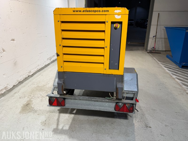 2014 Atlas Copco QAS 20 TR tilhengermontert aggregat - 20 KVA / 16 kW - Construction equipment: picture 3 2014 Atlas Copco QAS 20 TR tilhengermontert aggregat - 20 KVA / 16 kW - Construction equipment: picture 3