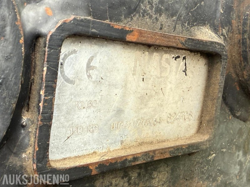 Excavator 2014 Hitachi Zaxis 140W HJULGRAVER ENGCON ROTOTILT SERVICEHISTORIKK SENTRALSMØRING.: picture 19