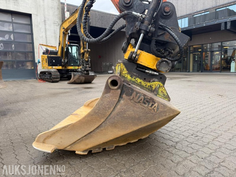 Excavator 2014 Hitachi Zaxis 140W HJULGRAVER ENGCON ROTOTILT SERVICEHISTORIKK SENTRALSMØRING.: picture 14
