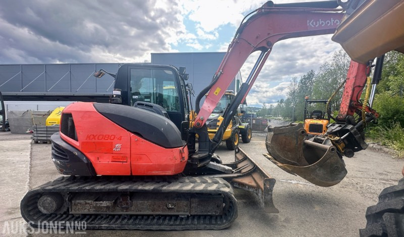 2014 Kubota KX080-4 Gravemaskin Engcon rototilt S40-hurtigfeste - Excavator: picture 4 2014 Kubota KX080-4 Gravemaskin Engcon rototilt S40-hurtigfeste - Excavator: picture 4