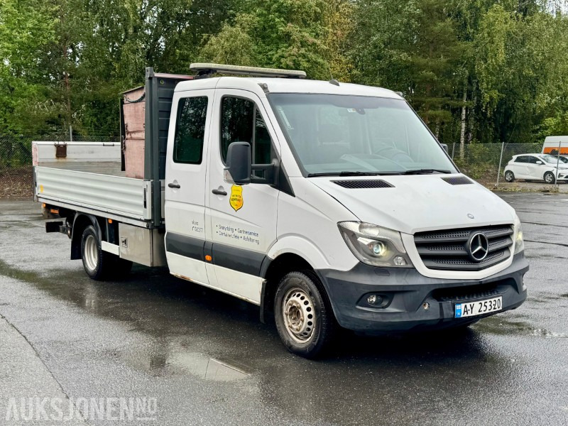 2014 Mercedes-Benz Sprinter 516 CDI planbil, 5-tonn, dobbelkabin, bakløft, lysbjelke - Dropside/ Flatbed truck: picture 3 2014 Mercedes-Benz Sprinter 516 CDI planbil, 5-tonn, dobbelkabin, bakløft, lysbjelke - Dropside/ Flatbed truck: picture 3