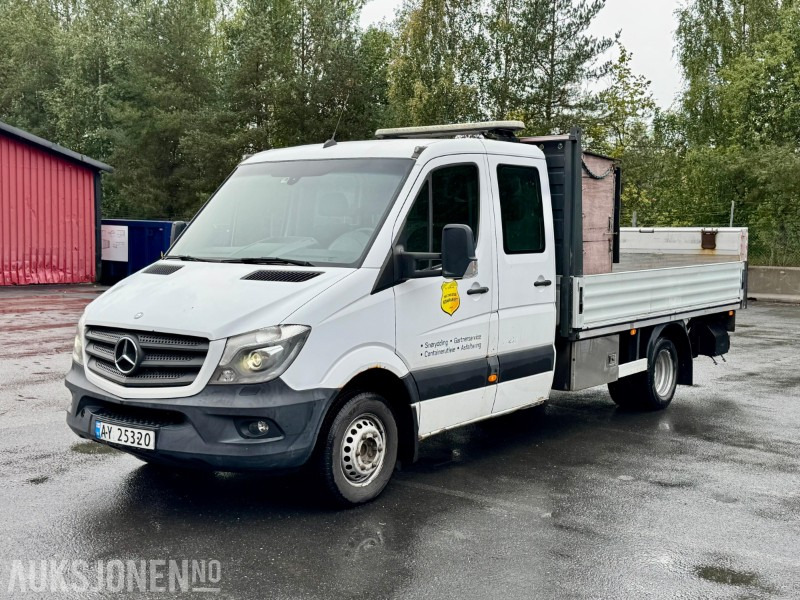 2014 Mercedes-Benz Sprinter 516 CDI planbil, 5-tonn, dobbelkabin, bakløft, lysbjelke - Dropside/ Flatbed truck: picture 1 2014 Mercedes-Benz Sprinter 516 CDI planbil, 5-tonn, dobbelkabin, bakløft, lysbjelke - Dropside/ Flatbed truck: picture 1