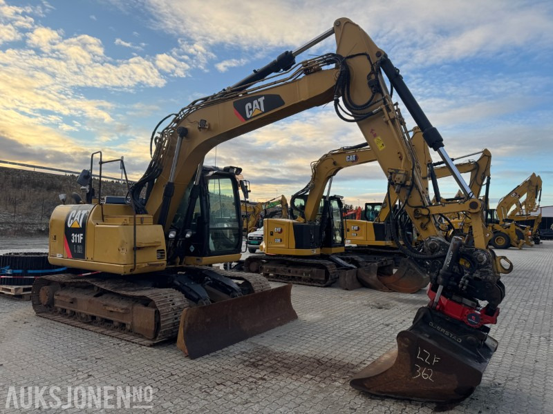 2015 Cat 311F GRAVEMASKIN, ROTOTILT, PUSSESKUFFE, SENTRALSMØRING - Excavator: picture 2 2015 Cat 311F GRAVEMASKIN, ROTOTILT, PUSSESKUFFE, SENTRALSMØRING - Excavator: picture 2
