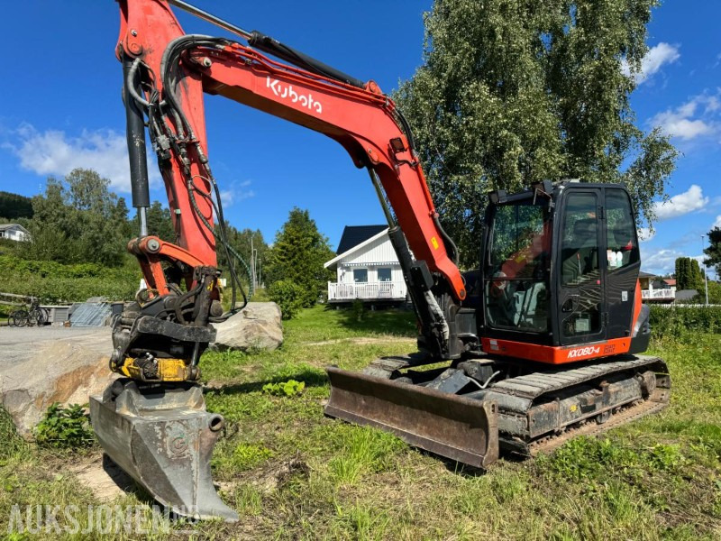 2015 KUBOTA KX080-40 GRAVEMASKIN MED TILTROTATOR OG 2 SKUFFER - Excavator: picture 1 2015 KUBOTA KX080-40 GRAVEMASKIN MED TILTROTATOR OG 2 SKUFFER - Excavator: picture 1