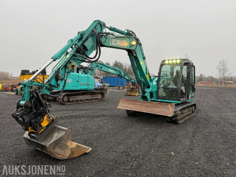2015 Kobelco SK85MSR-3E Gummibelter, Encon tiltrotator, 6213 timer - Excavator: picture 1 2015 Kobelco SK85MSR-3E Gummibelter, Encon tiltrotator, 6213 timer - Excavator: picture 1