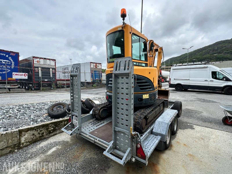 2017 Hyundai Robex 25z-9AK Minigraver med maskinhenger og tilbehør, 909 timer - Mini excavator: picture 5 2017 Hyundai Robex 25z-9AK Minigraver med maskinhenger og tilbehør, 909 timer - Mini excavator: picture 5