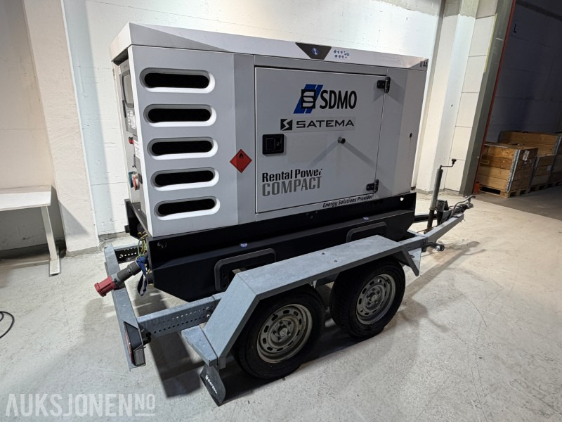 2017 SATEMA SDMO R44C3 40kVA 400V tilhengermontert strømaggregat - Construction equipment: picture 4 2017 SATEMA SDMO R44C3 40kVA 400V tilhengermontert strømaggregat - Construction equipment: picture 4